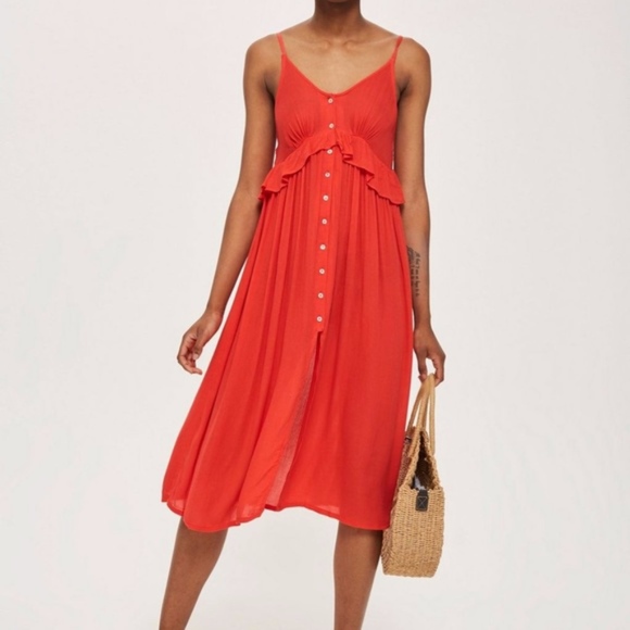 Topshop Dresses & Skirts - Topshop Button Through Midaxi Dress